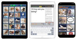 APP2Speak AAC app on iPhone and iPad