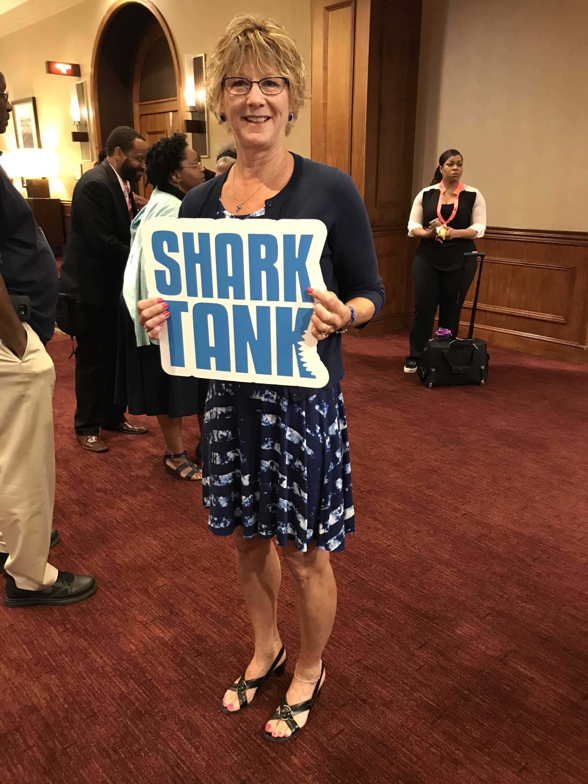 Shark Tank 07.29.17 1 Gina Baldwin Shark Tank audition picture